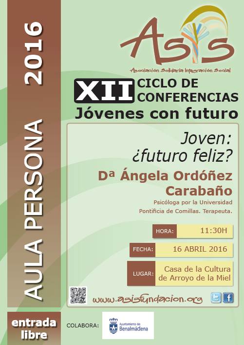 Conferencia, «Joven: ¿futuro feliz?»
