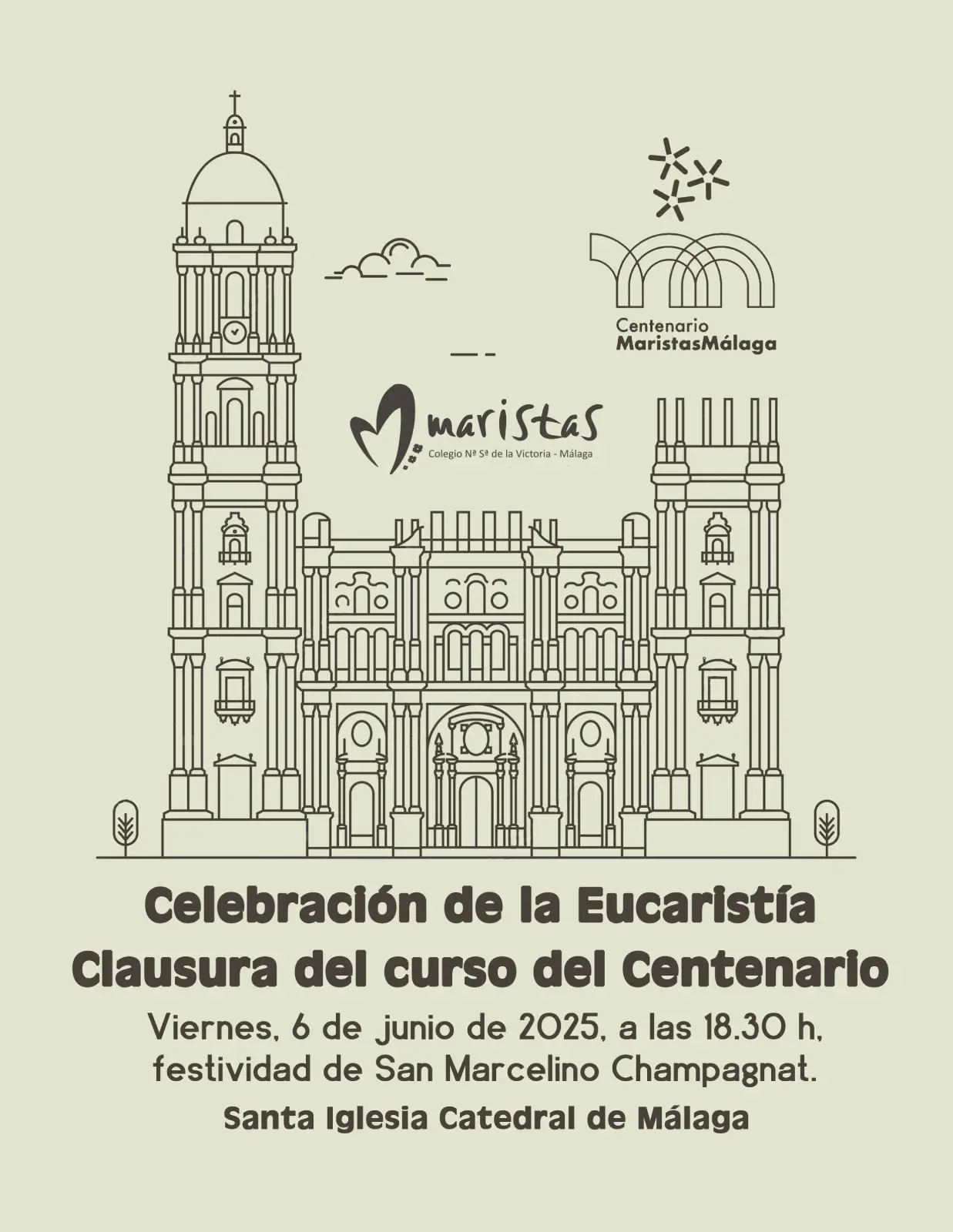 Celebración de la EucaristíaClausura del curso del Centenario