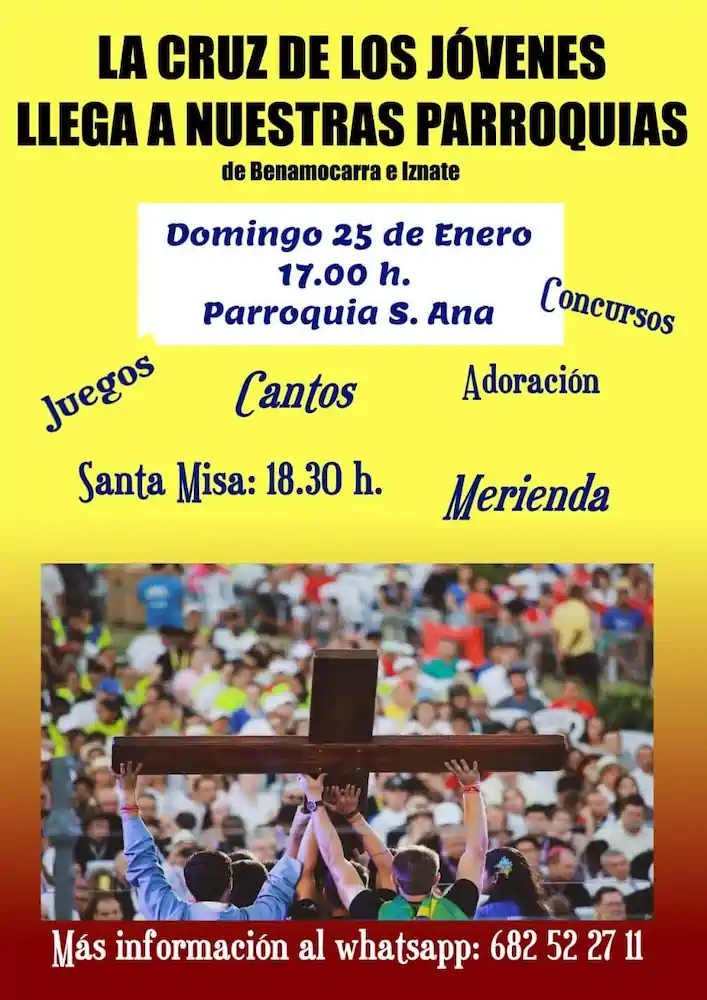 LA CRUZ DE LOS JÓVENES LLEGA A BENAMOCARRA E IZNATE